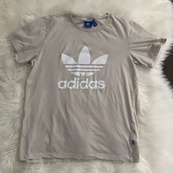 adidas cream shirt